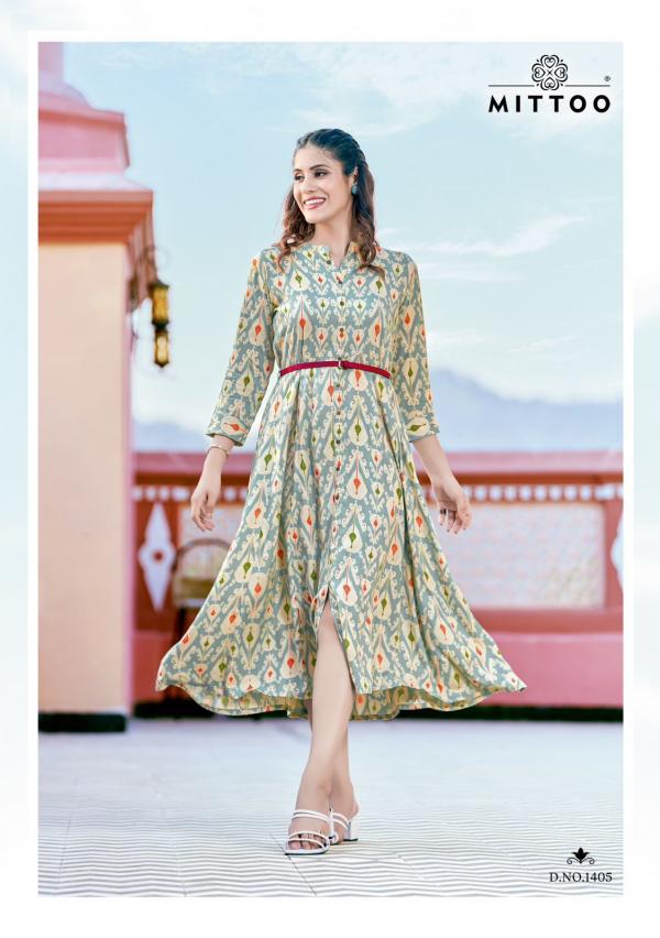 Mittoo Belt Vol 14 Fancy Rayon Printed Kurti Collection